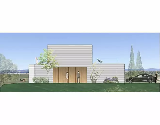 Project : Plot with a modern 3 bedrooms house