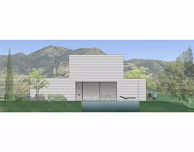 Project : Plot with a modern 3 bedrooms house