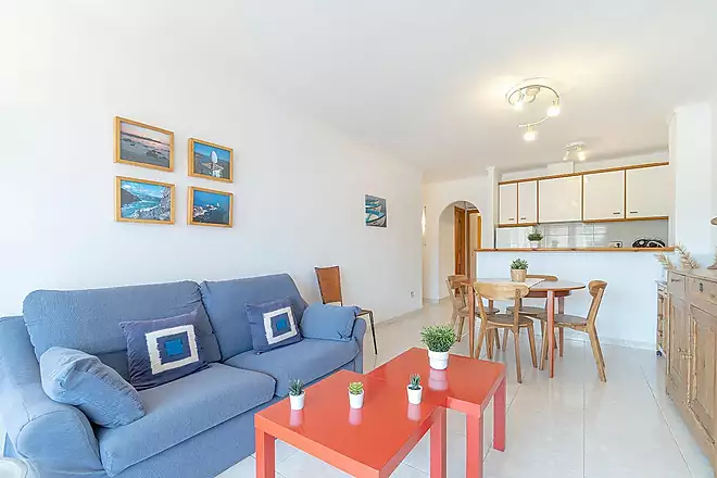 GRAN RESERVA  Charming apartment just 50 meters from the beach, with swimming pools, communal garden