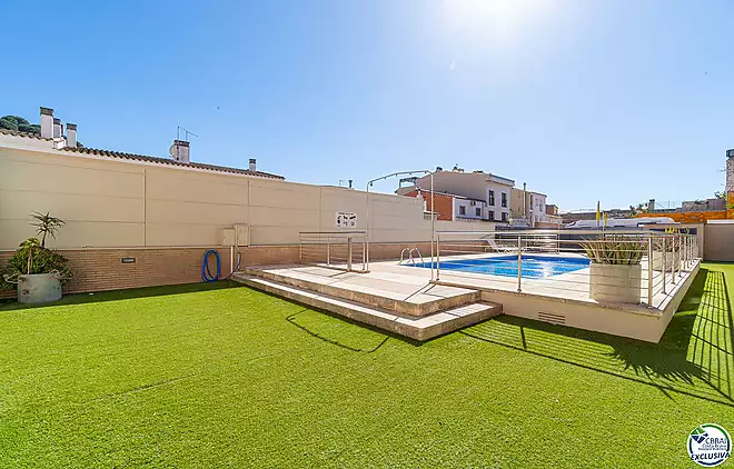 Pis de 2 habitacions amb piscina comunit&agrave;ria- Mas Oliva, Roses