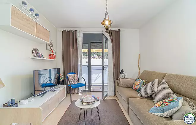 Pis de 2 habitacions amb piscina comunit&agrave;ria- Mas Oliva, Roses
