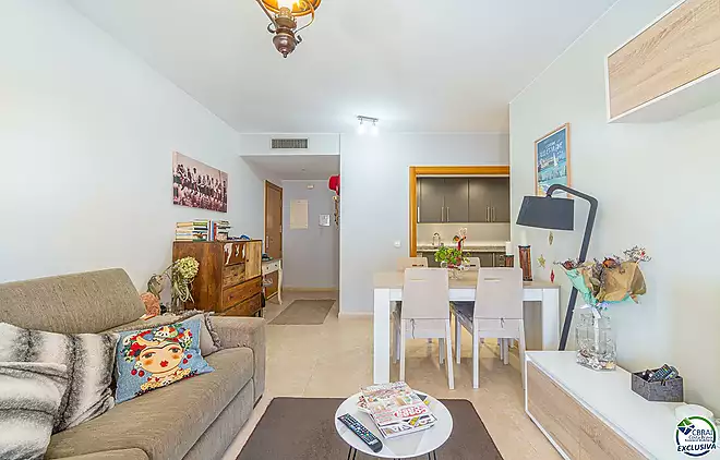 Pis de 2 habitacions amb piscina comunit&agrave;ria- Mas Oliva, Roses