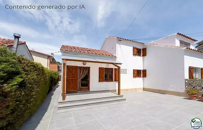 Oportunitat &uacute;nica a Mas Matas, Roses &mdash; Casa adossada amb terreny propi per renovar al vostre gust