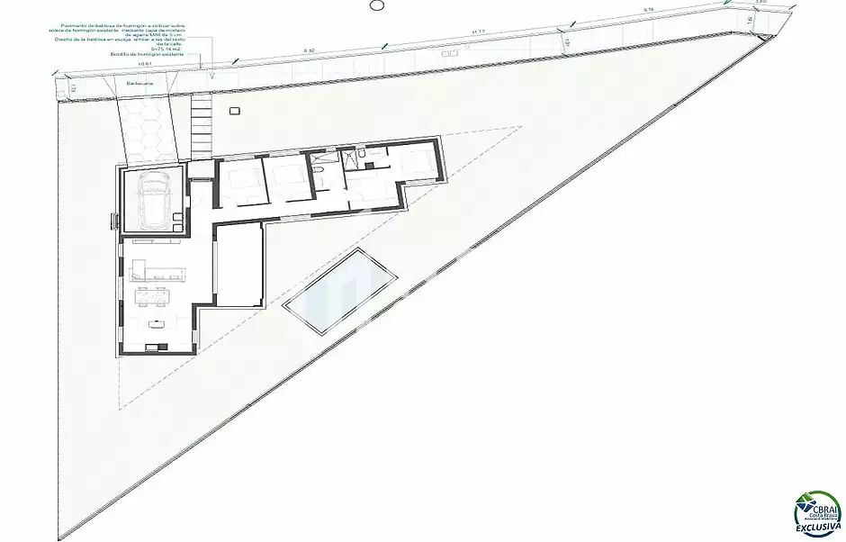 Terreny urb&agrave; edificable de 777 m&sup2; situat a Mas Pau - foto 3 de 4