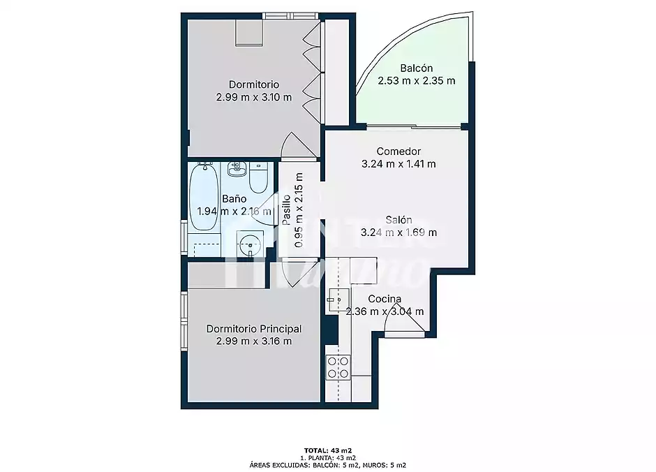 Bonic apartament a només 100 metres del mar a la zona de Salata - foto 25 de 25